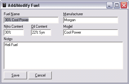 Modify Fuel